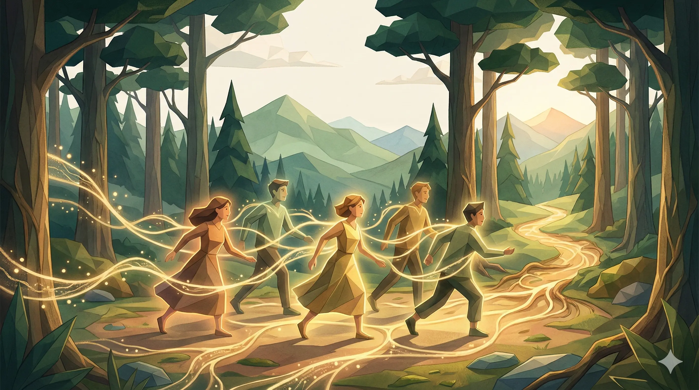 Whole team connected and moving together with shared context